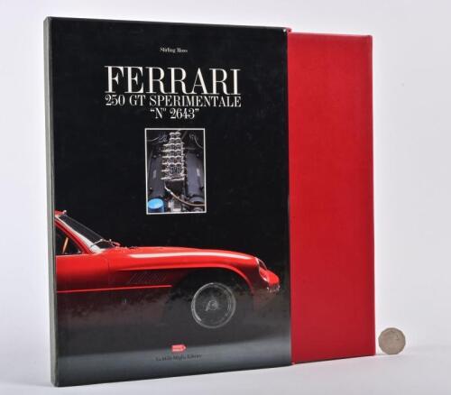 FERRARI: A rare, large hardback leatherbound book, in slipcase, "Ferrari: 250 GT Sperimentale 'No 2463" , edition 574 of 1500.