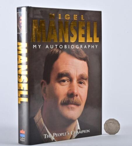 MANSELL: A signed hardback copy of "Nigel Mansell: My Autobiography"
