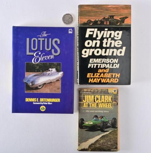 LOTUS/FITTIPALDI/CLARK: Three books re Lotus racing cars and drivers