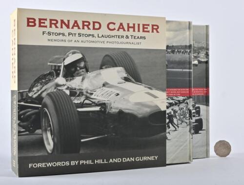MOTOR RACING/PHOTOGRAPHY: A two volume set in slipcase, "Bernard Cahier: F-Stops, Pit Stops, Laughter & Tears, memoirs of an automotive photojournalist"