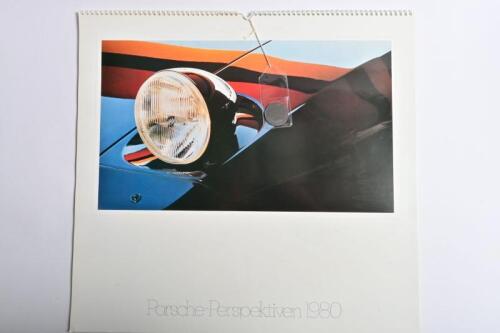 PORSCHE: Seven factory issued spiral bound calendars from the 1980's, boxed, five with medallions