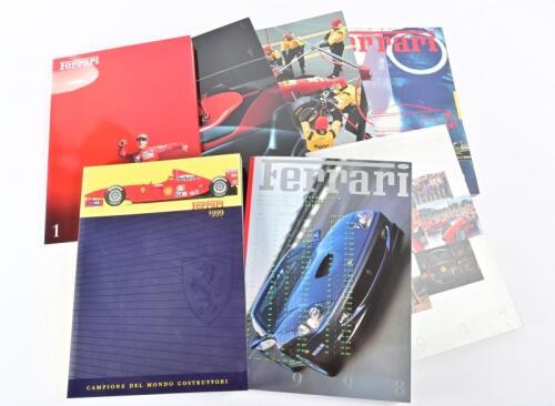 FERRARI: Seven original softback Ferrari yearbooks from the 1990's