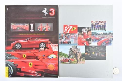 FERRARI: Two official original Ferrari yearbooks, 1997 and 2008