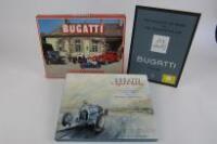 BUGATTI: Three Bugatti books&nbsp;