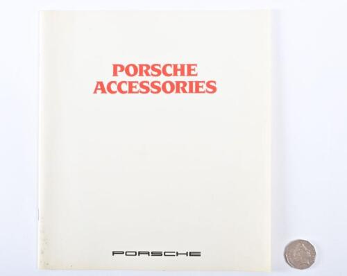 PORSCHE: 1984 Porsche accessories brochure, very rare