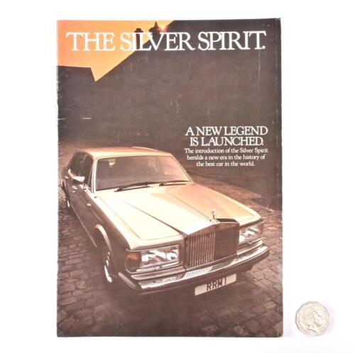 ROLLS-ROYCE: 1980 Rolls Royce Silver Spirit brochure.