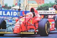 GRAND PRIX: A "Grand Prix Adelaide" display including programme and a book signed by 10 GP personalities, including Fangio, Moss, Prost, Senna, Jones and more. - 3