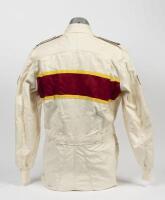 FANGIO: A 'Fastman' driving suit worn by J.M. Fangio during the demonstration of Mercedes at Adelaide F1 Grand Prix 1986 - 2