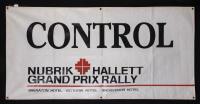 GP RALLY: A large GP rally vinyl banner