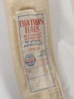 BP: A large circa 1960s/1970s rectangular translucent BP flag, 97.5cm high x 183.5cm wide - 2