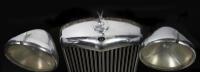 BENTLEY: A decorative Bentley MkVI display including a radiator surround and pair of P100 headlamps - 4