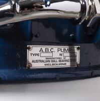 ATLANTIC: A well restored circa 1920s ABC/Satam chariot form petrol pump in Atlantic livery, 206cm high x 90cm wide - 4