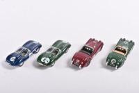 JAGUAR: Four 1:43 scale circa 1950s Jaguar racing car models - 2