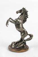 FERRARI: A modern composite figure of a prancing horse in the Ferrari style, 32cm high