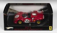 FERRARI: A Limited edition Ferrari licensed 1:18 scale Hotwheels Elite Ferrari 512 S model
