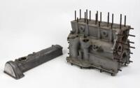 COVENTRY CLIMAX: A Coventry Climax FWA engine bare block and cam cover (see extra images) - 2