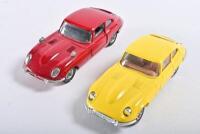 CORGI: Two Corgi Toys 1:43 scale Jaguar E-Type 2+2 coupes