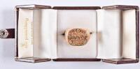 DUTTON GRAND PRIX RALLY: A 9 carat gold winners ring from the 1994 Dutton Grand Prix Rally by DB Jewellery, Melbourne - 3