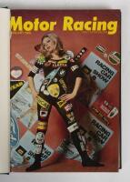 MOTOR RACING MAGAZINE: 15 linen bound volumes of Motor Racing magazine, years 1954 - 1969 - 2