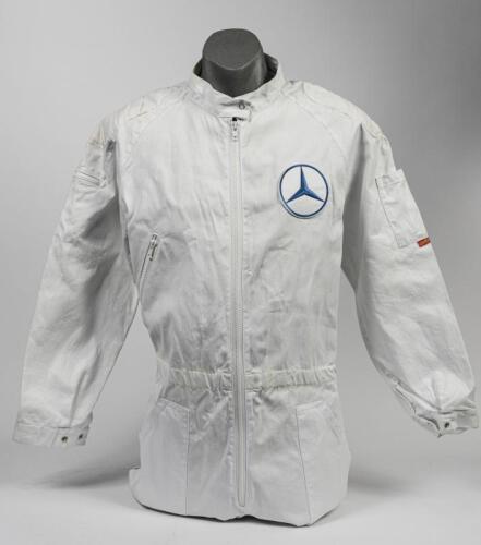FANGIO: A set of overalls worn by Fangio during his 1978 Australian visit, with photo provenance