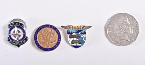 LAPEL BADGES: Three 1950/60s car club lapel badges, comprising VCGB, BRMA and BARC badges