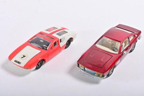 DINKY TOYS: Two rare models, one of Monteverdi 375 L and one of De Tomaso Mangusta