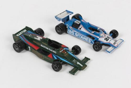 LOTUS/LIGIER: Two circa 1970s Polistil 1:22 scale F1 models