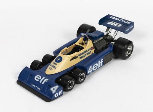 TYRRELL: A 1970s 1:14 scale Burago Elf Tyrrell 6 wheeler F1 #4 model
