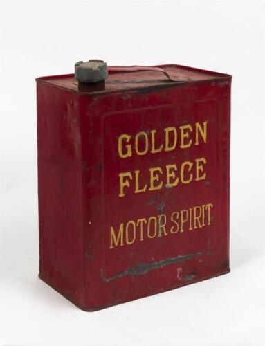 GOLDEN FLEECE: An original Golden Fleece Motor Spirit oil tin