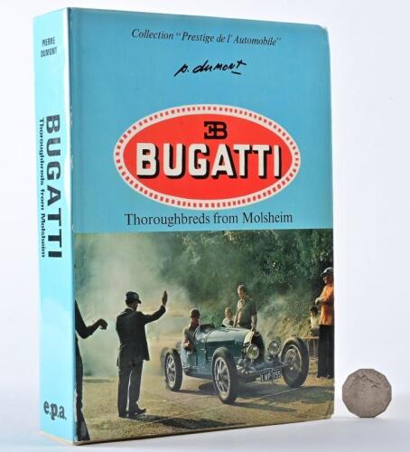 BUGATTI: "Bugatti, thoroughbreds from Molsheim" hardcover book by Pierre Dumont