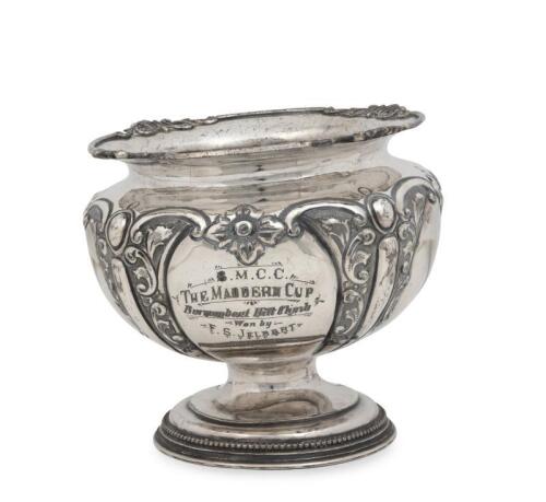 RACING CUP: A silverplate racing cup "The Maddern Cup"