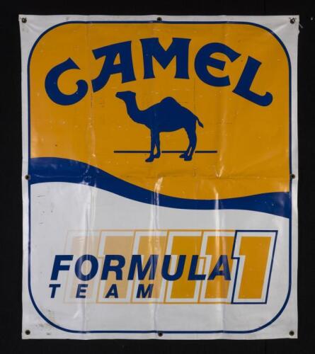 FORMULA 1: A vinyl banner, 126.5cm high x 110cm wide