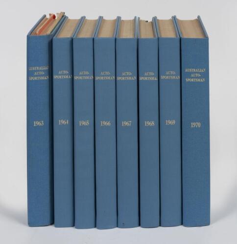 AUSTRALIAN AUTO-SPORTSMAN: 8 volumes of Australian Auto-Sportsman, years 1963-70