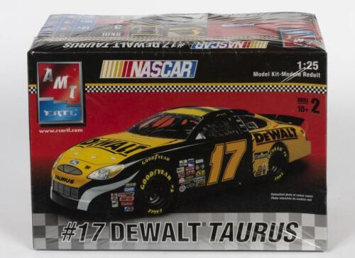 NASCAR: A Ford licensed 1:25 scale AMT Ertl Dewalt Ford Taurus #17 model kit