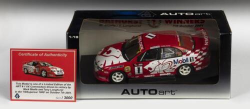 HOLDEN: A limited edition, 2001 Bathurst winner 1:18 scale Autoart Holden HRT VX Commodore model
