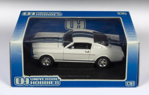 SHELBY: A Ford Motor Company licensed 1:18 scale Universal Hobbies Shelby Mustang GT-350 1966 model