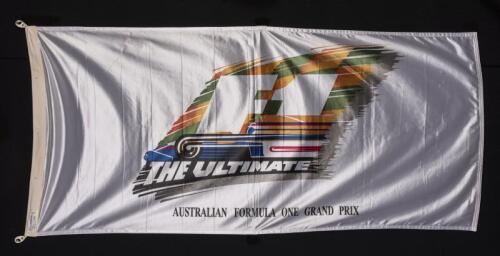 FORMULA 1: A large Formula 1 Australian GP flag, 84cm high x 184cm wide