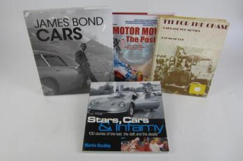 HOLLYWOOD: Four books relating to movies and their cars