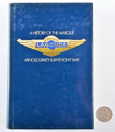 LAGONDA: "Lagonda, A History of the Marque" hardcover book by Arnold Davey and Anthony May