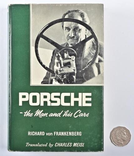 PORSCHE: "Porsche, The Man and His Cars" hardback book by Richard Von Frankenberg
