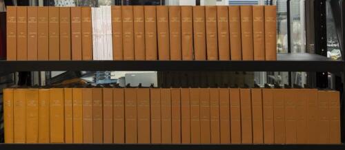 CLASSIC AND SPORTSCAR MAGAZINE: 55 linen bound volumes of Classic and Sportscar magazine from years 1982 to 2011