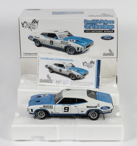 FORD: A limited edition 1:18 scale Classic Carlectables Ford XA Falcon GT Hardtop model, 1973 Bathurst winner
