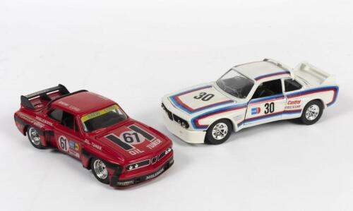 BMW: Two racing BMW 3.0 CSL`s