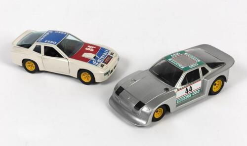 PORSCHE: Two Porsche 924 Turbo racing car models