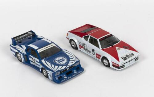 BMW/LANCIA: Two 1:24 scale Burago racing car models