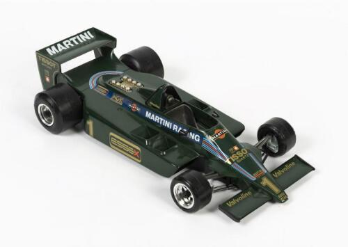 LOTUS: A 1:14 scale 1970s Burago Martini Racing Lotus 79 F1 #1 model