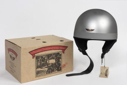 HELMET: A retro "Remember OGK" pudding-basin racing helmet