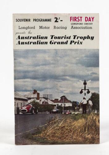 AUSTRALIAN TOURIST TROPHY GRAND PRIX: An original souvenir programme for the 1960 Australian Tourist Trophy Grand Prix at Longford Circuit, Tasmania