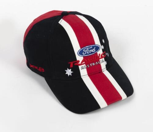 MOFFAT: An Allan Moffat signed Ford Racing Australia hat