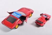 LAMBORGHINI: Two Lamborghini models one being 1:25 scale Lamborghini Miura by Polistil and one being 1:43 scale Lamborghini Countach LP500 by Yonezawa Toys - 2